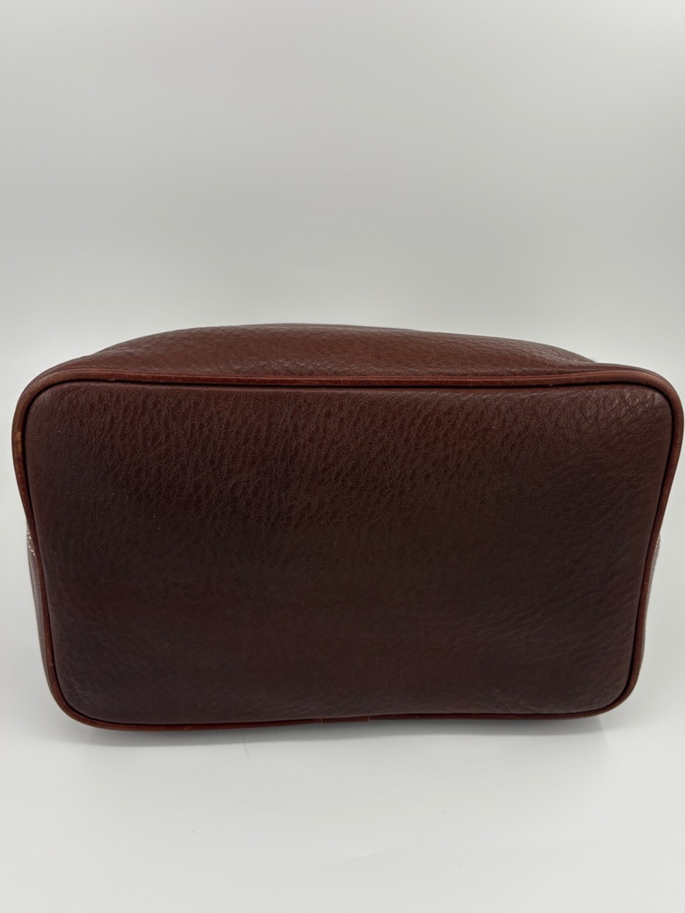 Dooney & Bourke Chestnut Brown Pebble Leather Shoulder Bag with Gold Hardware - Picture 6 of 10